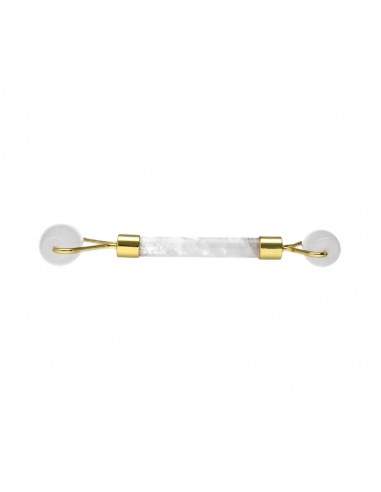 White Jade Massager with Double Roller