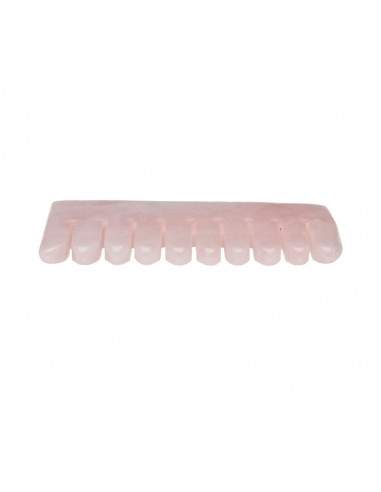 Rose Quartz Comb Massager