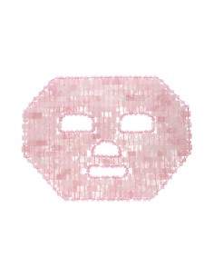 Máscara facial de quartzo rosa