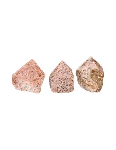 Semi-polished Adularia tips