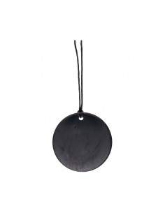 Large Circle Shungite Pendant