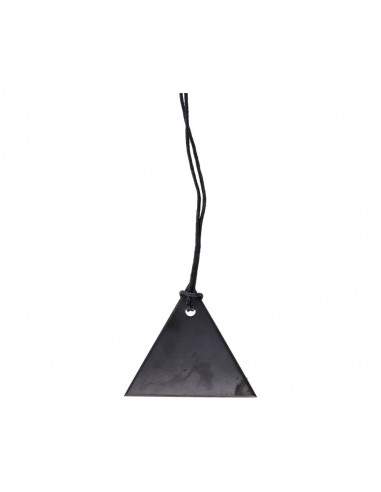 Pendentif Shungit triangulaire masculin
