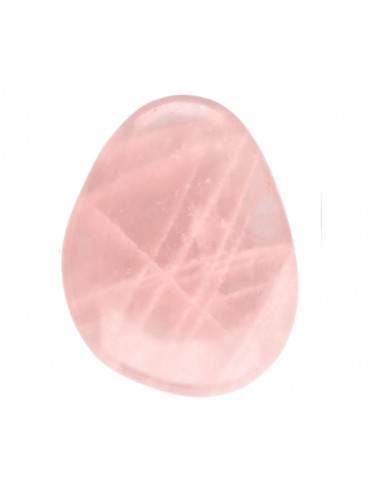 Quartzo rosa plano rolado