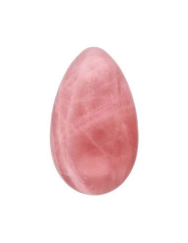 Oeuf moyen de Yoni en quartz rose