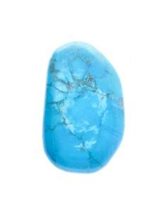 Howlite laminé plat bleu...