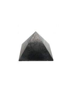 Shiny Shungite Pyramid 10x10cm 2