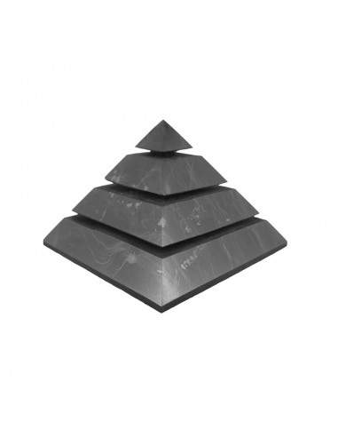 Pyramide de shungite de Sakkara 10x10cm