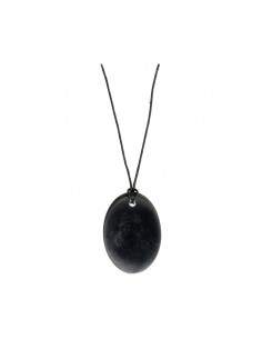 Small Oval Shungite Pendant