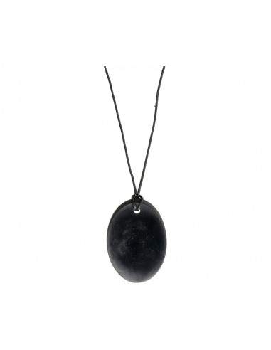 Small Oval Shungite Pendant