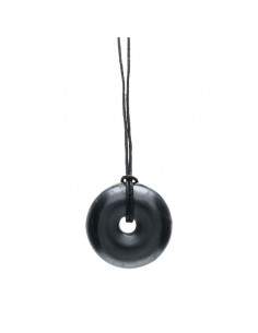 Small Shungite Donut Pendant