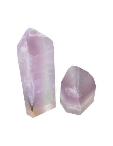 Rainbow Fluorite Polished Points A Grade