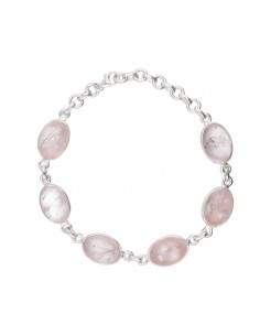 Pulsera de Cuarzo Rosa...
