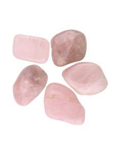 Coroas de quartzo rosa 5x5 2