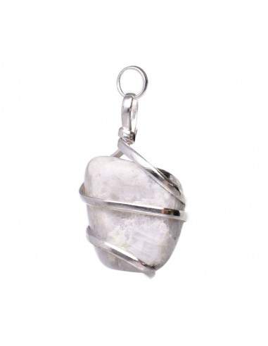 Colgante de Piedra Luna con Espiral...