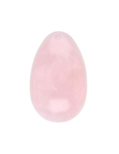 Small Rose Quartz Yoni Egg with A-Hole