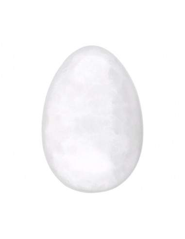 Large Yoni Egg of White Quartz