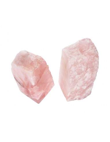 Quartzo rosa dobrado polido (pacote 1.5)
