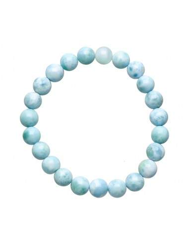 Pulseira larimar 8mm
