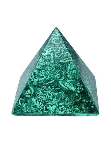 Malachite Pyramid 7x7cm