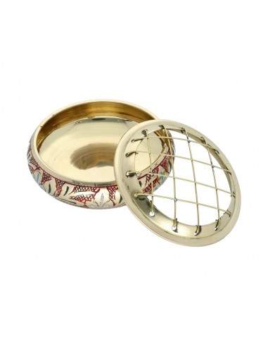 Small Bronze Grid Censer with...