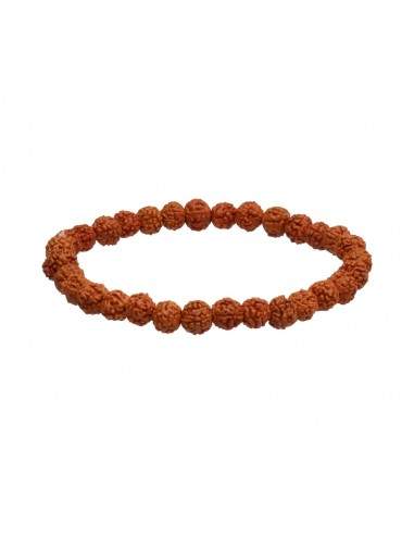 Pulsera Semilla de Rudraksha 6mm