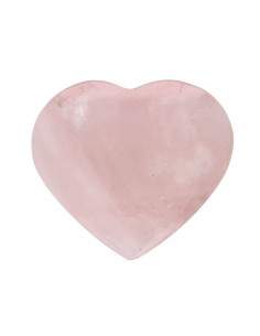 Coeur en quartz rose