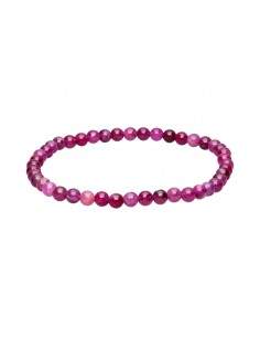 Bracelet en rubis 4mm
