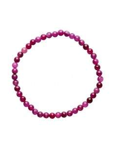 Bracelet en rubis 4mm 2