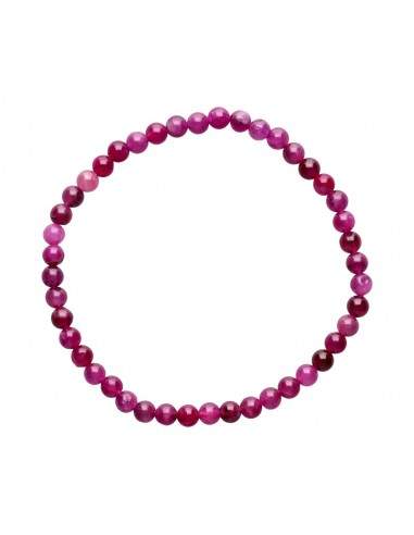 Bracelet en rubis 4mm