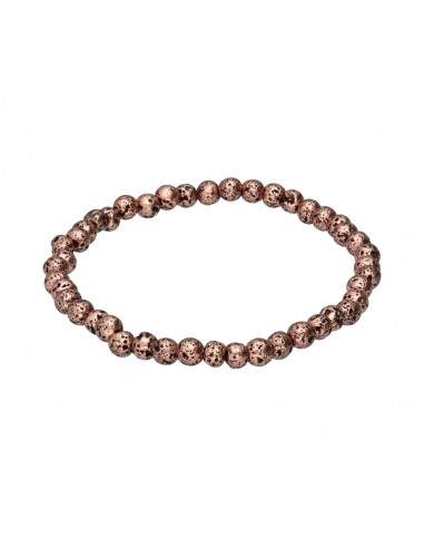 Pulsera de Lava en Baño de Cobre 4mm