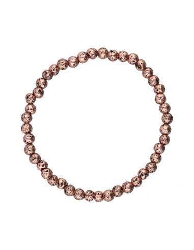 Pulsera de Lava en Baño de Cobre 4mm