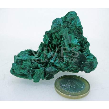 Malachite brute irisée Grand