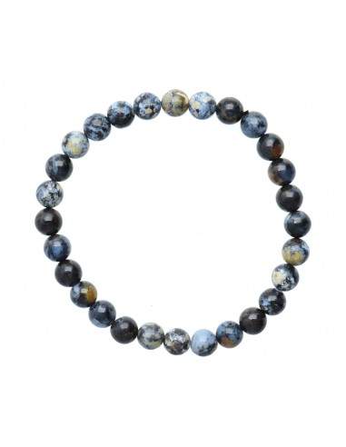 Bracelet de Jaspe Océan Bleu 6mm
