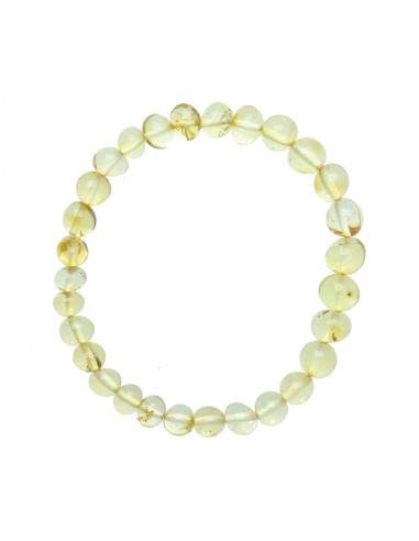 Pulseira Âmbar Clara 6 - 8mm