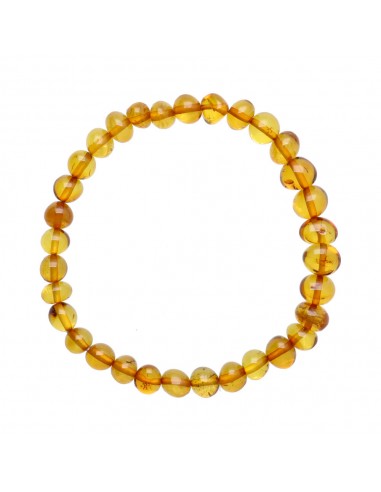 Dark Amber Bracelet 6 - 8mm