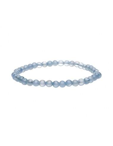 Bracelet d'aigue-marine pour enfants 4mm