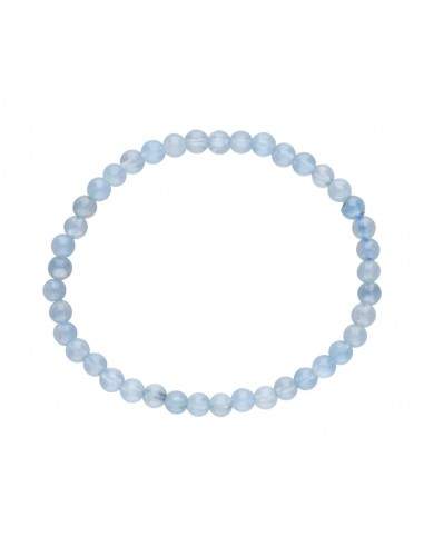 Pulsera Infantil de Aguamarina 4mm
