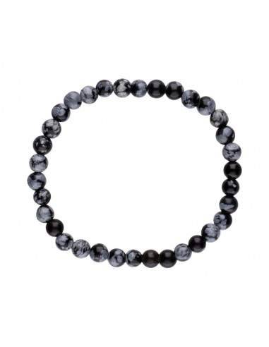 Children's Obsidian Nevada Bracelet 4mm