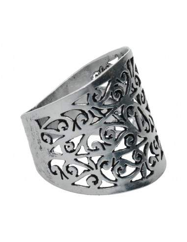 Anel de banho de prata (A33)