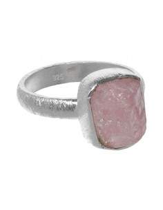 Anel Morganite Bruto em 925...