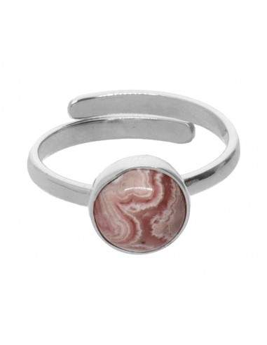 Anillo Círculo de Rodocrosita Pequeño...