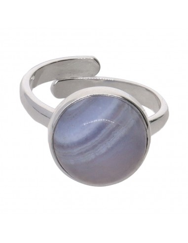 Anillo Círculo de Calcedonia Mediano...