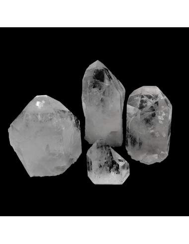 White Quartz Polished Base Blank Points