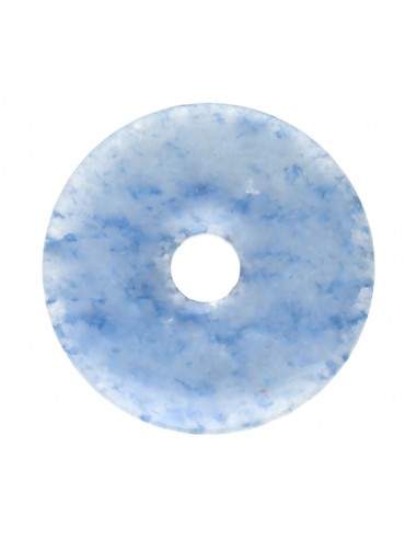 Petit donut en quartz bleu