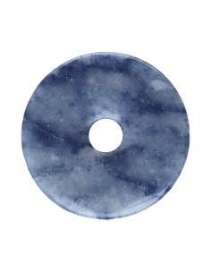 Donut de quartz bleu moyen