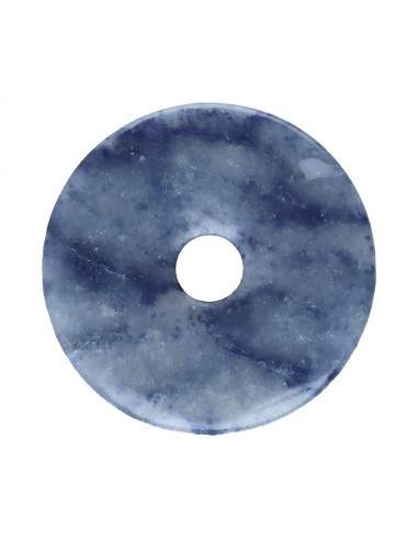 Donut de quartzo azul médio