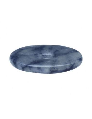 Donut de quartzo azul médio
