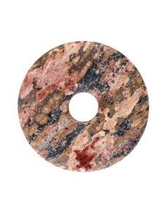 Donut grande de jaspe leopardo