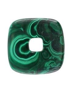 Donut carré en malachite