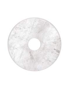 Donut Grande de Cuarzo Blanco